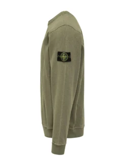 Felpa Girocollo con Patch Logo