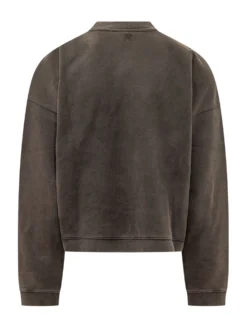 Felpa Oversize con Girocollo