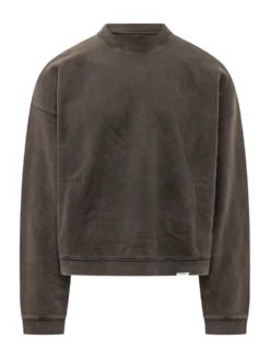Felpa Oversize con Girocollo