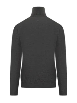 Filippo De Laurentiis Grey Wool Turtleneck