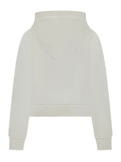 Fitted Hoodie with Bear Print