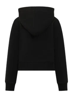 Fitted Hoodie with Bear Print
