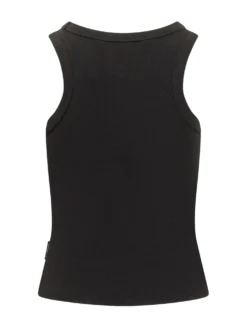 Fitted Tank Top with Logo