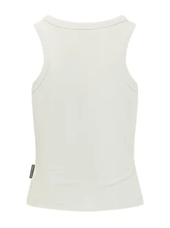 Fitted Tank Top with Logo