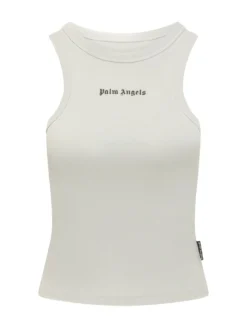 Fitted Tank Top with Logo
