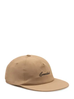 Five Panel Hat with Visor and Embroidered Logo