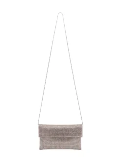 Flap Clutch with Rhinestones