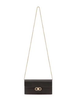 Flap Wallet with Metal Detail