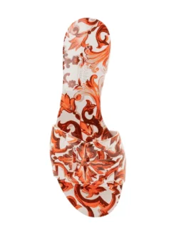 Flat Slide with Ornamental Print