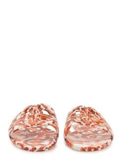 Flat Slide with Ornamental Print
