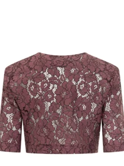 Floral Lace Cropped Jacket