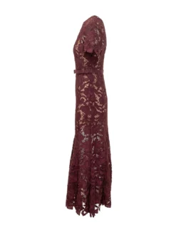 Floral Lace Midi Dress