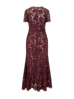 Floral Lace Midi Dress