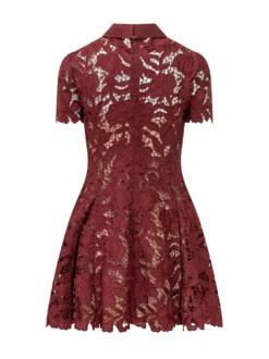 Floral Lace Mini Dress