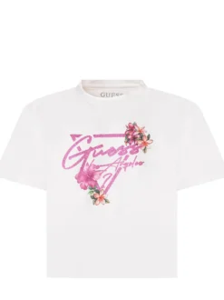 Floral Print Crop T-shirt