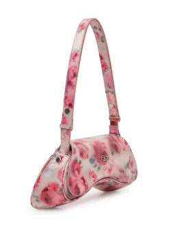 Floral print crossbody bag