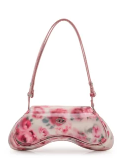 Floral print crossbody bag