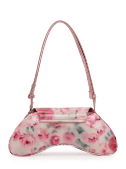 Floral print crossbody bag