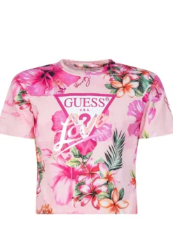 Floral Print Logo T-shirt