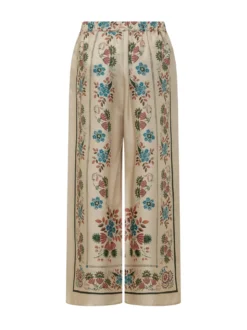 Floral Print Palazzo Trousers