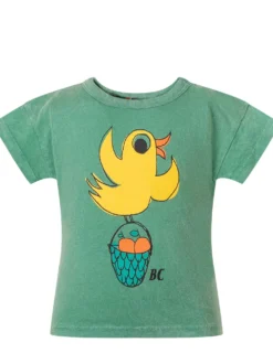 Flying Oranges Print T-shirt