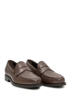 Formal leather loafers