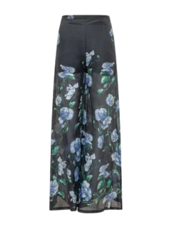 Frangipane Floral Print Trousers