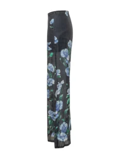 Frangipane Floral Print Trousers
