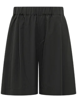 Fresh Wool Bermuda with Elasticated Waist