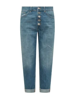 Front Button Jeans