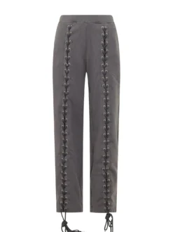 Front Laced Jogger Pants
