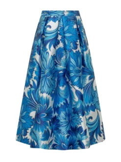 Full Skirt with Floral Print
