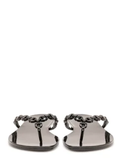 Gemini Link Flip Flops with Chain