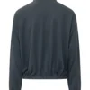 Giacca Blouson con Zip e Collo Alto