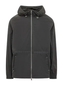 Giacca con Cappuccio e Zip