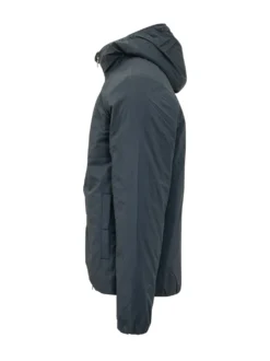 Giacca con Cappuccio e Zip Frontale
