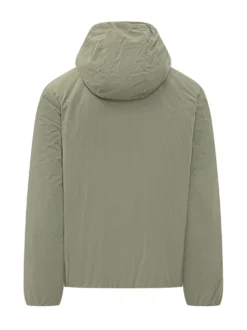 Giacca con Cappuccio e Zip Frontale