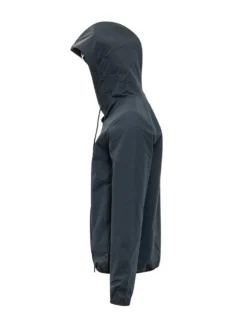 Giacca con cappuccio e zip frontale
