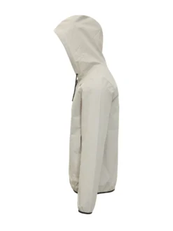 Giacca con cappuccio e zip frontale