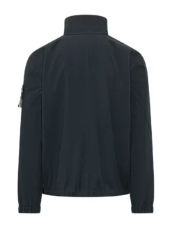 Giacca con Collo Alto e Chiusura con Zip