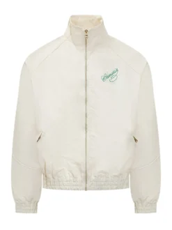 Giacca con Zip e Collo Alto