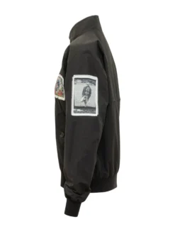 Giacca con Zip e Tasche con Patch