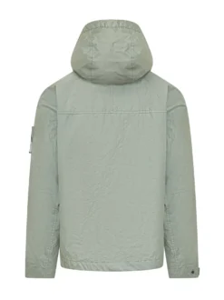 Giacca Corta con Cappuccio e Zip
