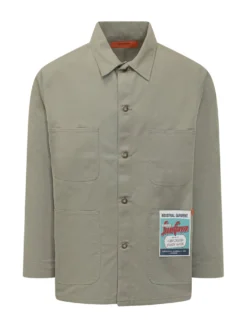 Giacca Coverall in Cotone Bio Wash