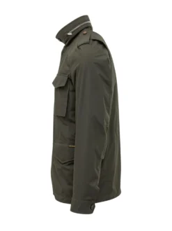 Giacca Denver con Collo Alto e Tasche con Patta