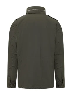 Giacca Denver con Collo Alto e Tasche con Patta