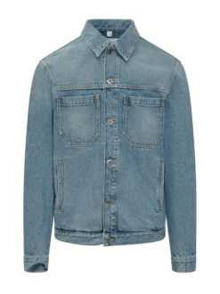 Giacca in Denim con Tasche