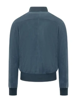 Giacca in Suede con Zip