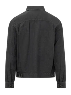 Giacca Mitchell in Lino con Tasche Applicate