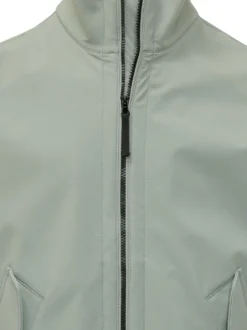 Giacca Tecnica con Zip e Patch Logo